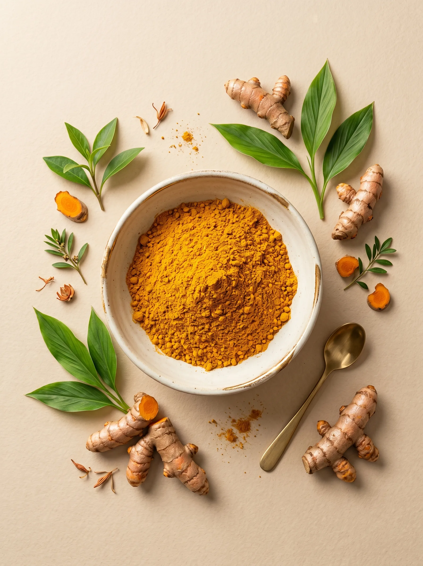 Heritage turmeric harvest